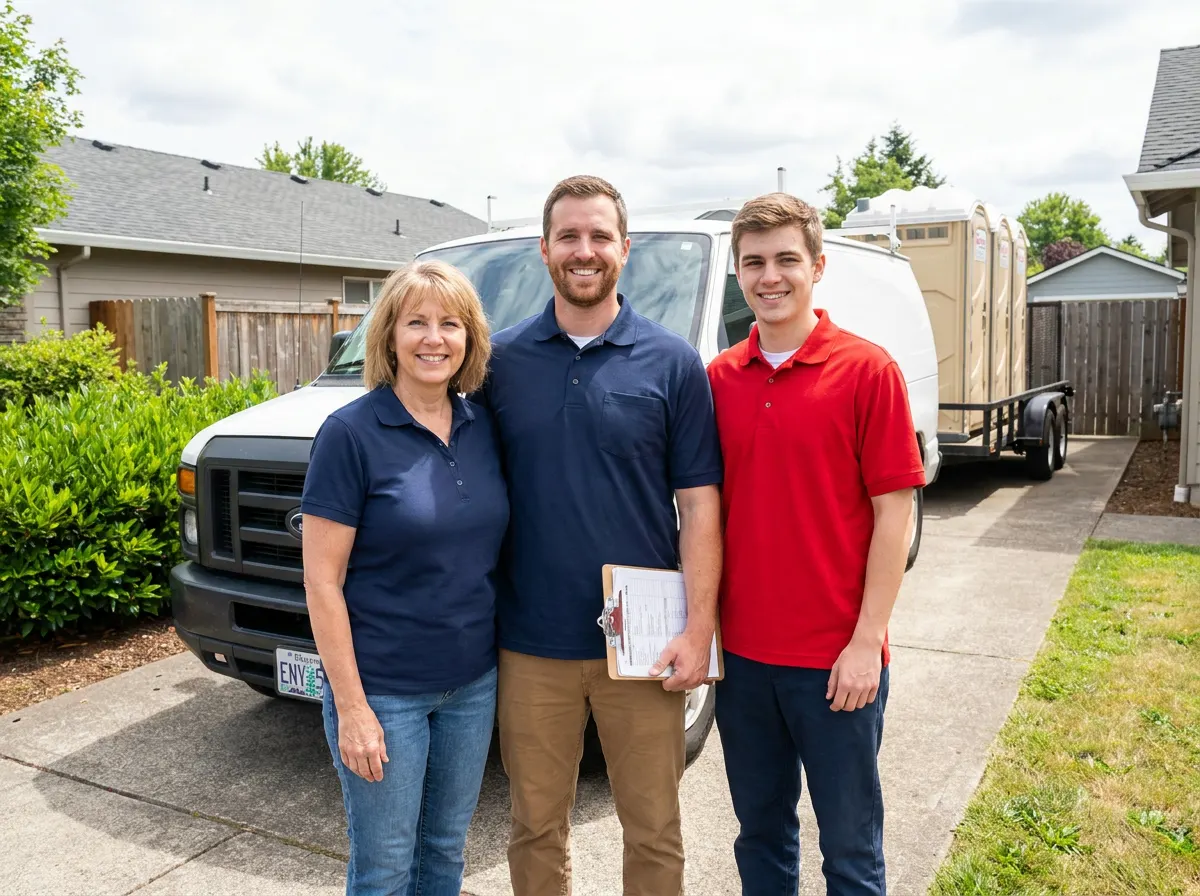Track Town Portable Toilet Rental portable toilet rentals team in Eugene, OR